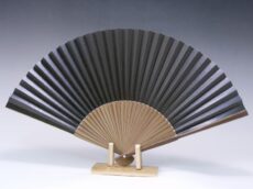 扇子15 夏扇子（男性用）渋扇 深緑 | 京都扇子の山武扇舗ネット通販