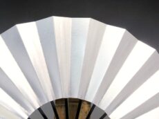 舞扇子(塗骨)金銀の裏面のアップ